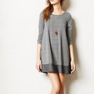 Anthro Puella Savant Herringbone Swing Dress M